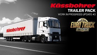 Kassbohrer Trailer Pack Coming to Euro Truck Simulator 2  ETS 2  GameOga [upl. by Darrell695]