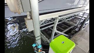 LOTO Lift FineTuning a 30000LT Boat Lift Stops Guides and Bunk Adjustment [upl. by Slavic587]