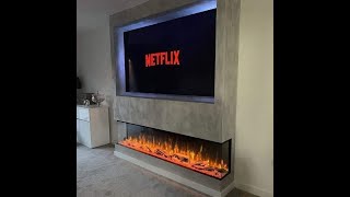 40 Modern Electric Fireplace with TV Wall Mount Unit Ideas for 2021 [upl. by Jemmy]