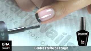 French Diamantée en Vernis UV Permanents Wonderlack Extrem  Beautynails [upl. by Ordisy]