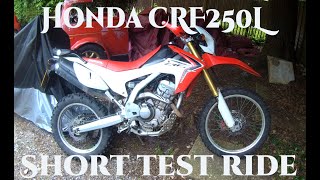 Honda CRF250L first test ride bike trailriding biker motorcycle offroad motovlog crf250l [upl. by Inahet]