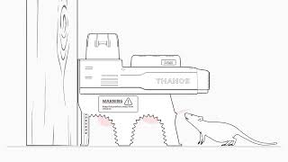 How the Thanos MK47 rodent trap works outdoors [upl. by Tegdig]