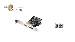 Unboxing 51 Channel PCIE Sound Card CMI8738 [upl. by Isola]