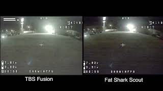 Testing Fatshark Scout Analog Goggles VS DJI V2 w TBS Fusion Module [upl. by Abbi773]