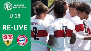 VfB Stuttgart U 19 vs FC Bayern München U 19  AJuniorenBundesliga 202324 [upl. by Keeley280]