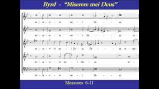 ByrdMiserere mei  Tenor 2 Scorewmv [upl. by Nhor]