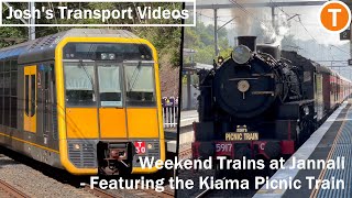 JTV Vlog 76 Weekend Trains at Jannali  Featuring The Kiama Picnic Train [upl. by Horgan311]