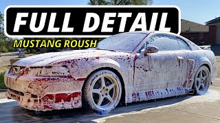 Mustang Roush Full Car Detailing  Wash Polish amp Ceramic Coating [upl. by Byram]