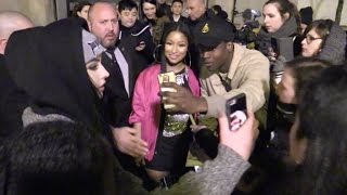 Nicki Minaj Charli XCX Winnie Harlow Alexa Chung and more at the HampM fashion show [upl. by Francis32]