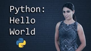 Hello World in Python  Python Tutorial  Python Programming [upl. by Nirrad540]