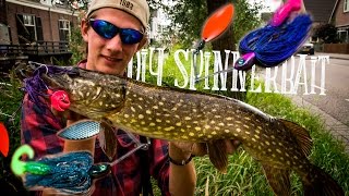 DIY  Make Your Own Spinnerbait  Catching Fish With It [upl. by Moya207]