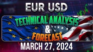 Latest Recap EURUSD Forecast and Elliot Wave Technical Analysis for March 27 2024 [upl. by Huntley969]