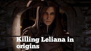 What if you killed Leliana in origins Dragon age Inquisition [upl. by Towbin]