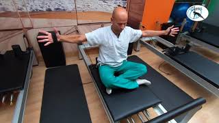 EJERCICIOS PARA DISCOPATIA DEGENERATIVA LUMBAR2 PILATES [upl. by Durwyn]