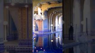 Tour Guide Jumping into the Indoor Roman Pool at Hearst Castle [upl. by Farl760]