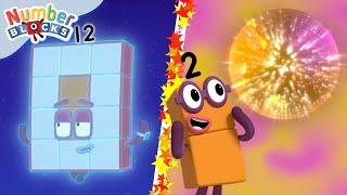 Best Numberblocks Maths Moments  2 Hour Compilation  123  Numbers Cartoon For Kids [upl. by Faus979]