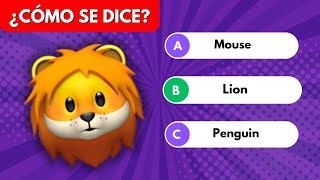 Test de ANIMALES en INGLÉS 🐶🐸  Trivia de Animales en Inglés 🤓 [upl. by Azer]