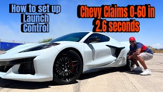 060 C8 Corvette Z06 Mastering Launch Control [upl. by Crawley]