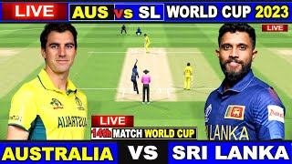 Live AUS Vs SL ICC World Cup 2023  Live Match Centre  Australia Vs Sri Lanka  2nd Innings [upl. by Aizirtap]