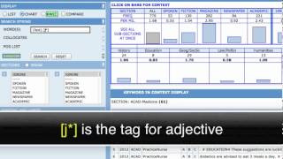 COCA 02 Using PartofSpeech Tags [upl. by Clo]