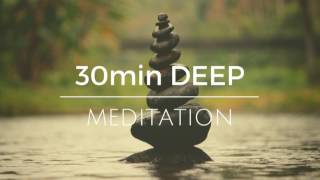 🌊 yoga music meditation 30 minutes 🍃 ALPHA WAVES 🌊 [upl. by Enellek]