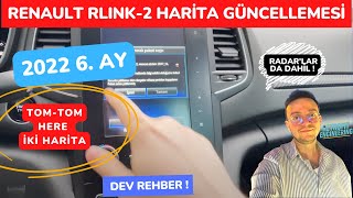 Renault Araçlarda Rlink2 Harita Güncelleme 2022 Haziran [upl. by Llenhoj]