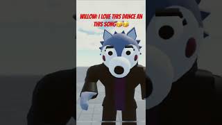 Willow dancing Deadpool dancebye bye byerobloxanimation [upl. by Neelahs]