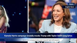 Kamala Harris campaign brutally mocks Trump with Taylor Swift song lyrics [upl. by Xineohp476]