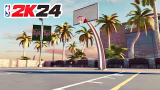 NBA 2K24 SUNSET BEACH BALLERS RETURNS NBA 2K24 NEW PARK [upl. by Kaufman]