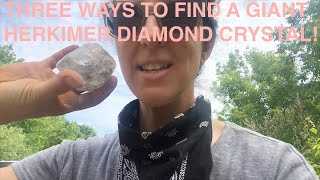 Episode 14 Three Ways To Find Big Herkimer Diamonds Quartz Crystals [upl. by Barcroft]