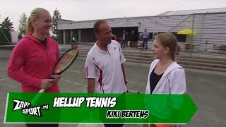 HELLUP Tennis met Kiki Bertens  ZAPPSPORT [upl. by Tdnaltroc200]