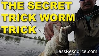 Trick Worm Tips for Bass Fishing Never Revealed  Until Now [upl. by Kosse]