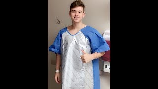 Zane 15 year old Natural athleteknee surgery recovery [upl. by Piegari450]