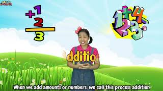 Addition Song  Preschool Lessons  Simple Math Lessons  Fun Learning [upl. by Ydnak]