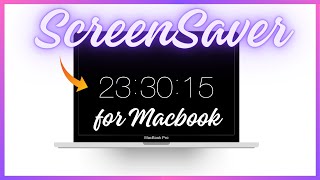 Elegant Clock Screensaver for MacBook  The Amazing Padbury Clock [upl. by Blen]