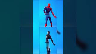 Fortnite TOBEY MAGUIRE VS ANDREW GARFIELD SpiderMan Doing Built in Emote Part 4 [upl. by Moria558]