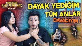 EŞİMDEN DAYAK YEDİĞİM TÜM ANLAR  DAVACIYIM  PUBG Mobile [upl. by Demodena]