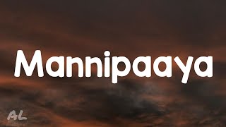 Vinnaithaandi Varuvaaya  Mannipaaya Lyrics [upl. by Meier562]