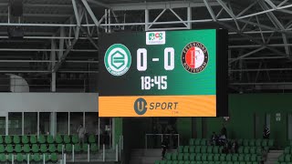 FC Groningen  Feyenoord 22 Veerkracht en Vechtlust FCG [upl. by Ysiad]