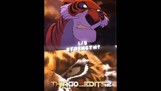 Shere Khan Vs PhangoRemakeviralshort edit naoflopa fypシ゚ khumba thejunglebook disney [upl. by Ainelec]