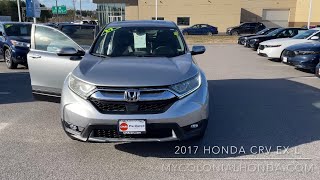 2017 Honda CRV EXL D170109A [upl. by Rustie504]