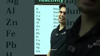 Trick to learn reactivity series in 10 seconds🔥 ExpHub studywithmotivation tricks [upl. by Korns]