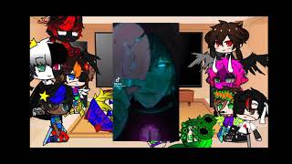 dream smp react to dream dreamXD and nightmare tiktoksGacha club12part 2 of dreams reaction [upl. by Llednil]