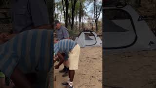 Camping in the remotest part of Tsavo East kasala area shortsfeed safari adventure [upl. by Attayek818]