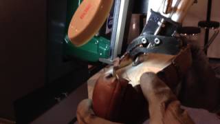 Staple Side Lsating Goodyear Welt Machine model DUER LASER FIORETTO [upl. by Adriene116]