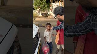 His happiness made my day💯☺️❤️ humanity shorts shortvideo hussainmansuri [upl. by Lemar]