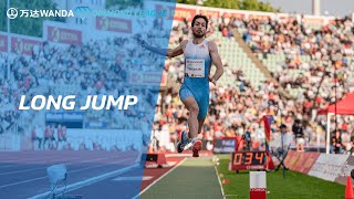 Miltiadis Tentoglou jumps 810m to win Oslo long jump  Wanda Diamond League 2022 [upl. by Fisuoy862]