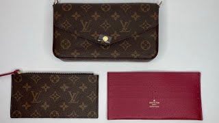 Louis Vuitton Pochette Félicie in Monogram •Fuchsia [upl. by Seidler]