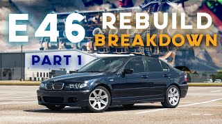 BMW E46 ReBuild Breakdown Part 1  Engine Swap  UpgradesMaintenance  325i330i Conversion [upl. by Ettenom]