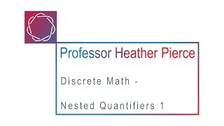 Nested Quantifiers Part 1 [upl. by Ahouh]